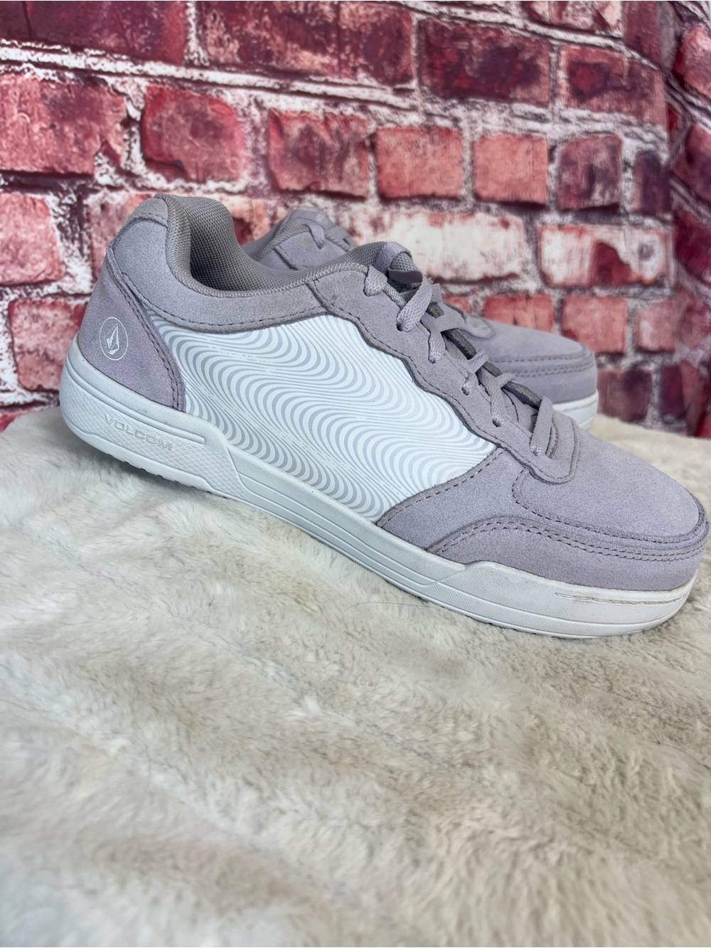 Volcom Hybrid VM30360F Comp Toe Suede Skate Work Shoes Womens 8.5W